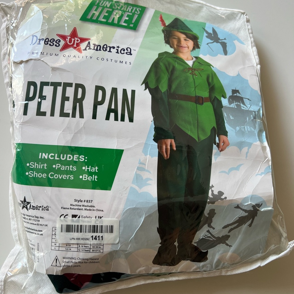 Peter Pan toddler costume